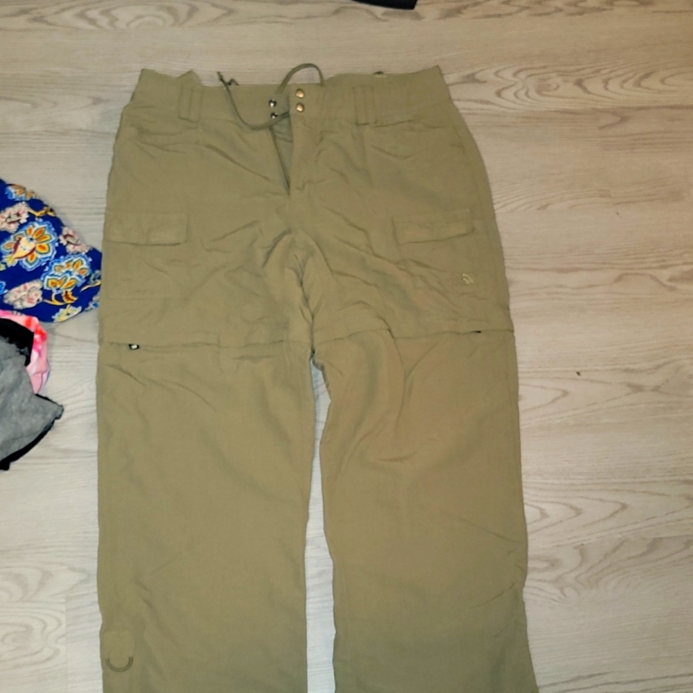 Long navy green pants